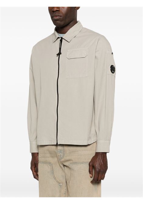 zipped lens overshirt man beige C.P. COMPANY | 20CMOS705A-110143G904